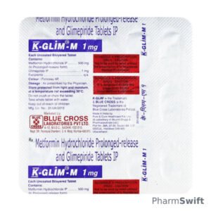 K Glim M 1mg Tablet 15'S