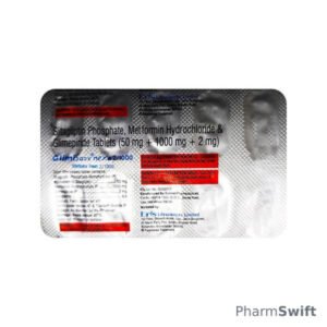 GLIMISAVE NEXA 2/1000 Tablet 10's