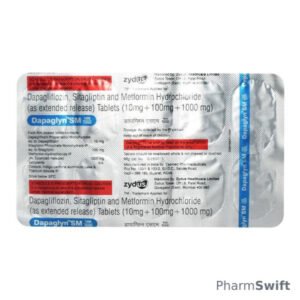 DAPAGLYN SM 100/1000 Tablet 10's