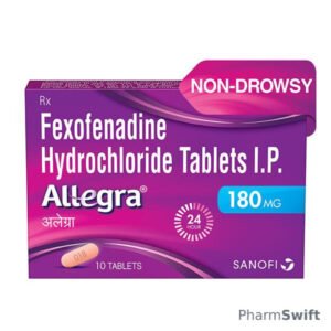Allegra 180mg Tablet 10'S