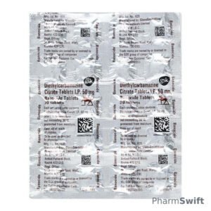 Banocide 50mg Tablet 20'S