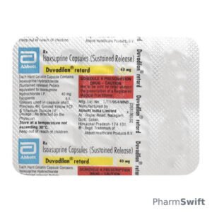 Duvadilan Retard 40mg Capsule 10'S