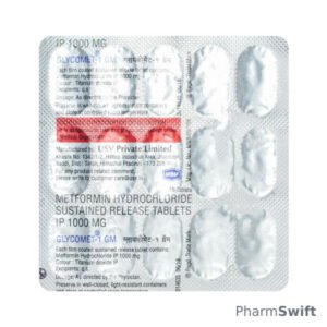 Glycomet 1gm Tablet 15'S