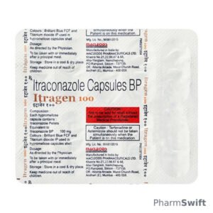 ITRAGEN 100 Capsule 10's