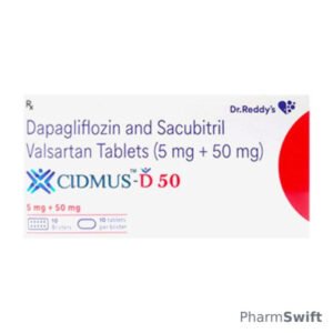 CIDMUS D 50 Tablet 10's