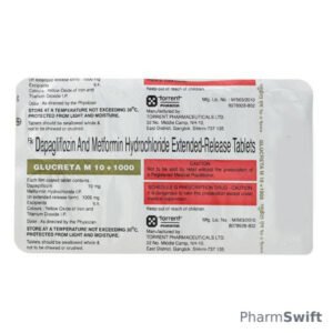 GLUCRETA M 10+1000 Tablet 10's