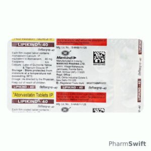 Lipikind 40mg Tablet 10'S