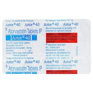 Aztor 40mg Tablet 15'S