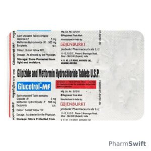 Glucotrol MF Tablet 10'S