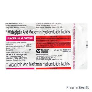 ENCELIN M 50/850mg Tablet 10's