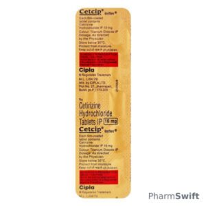 Cetcip 10mg Tablet 10'S