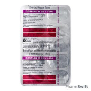 COSPIAQ M 25/1000 Tablet 10's