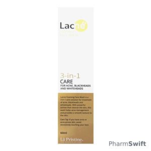 LACNE 3 IN 1 CARE FOAMING Face Wash 60ml
