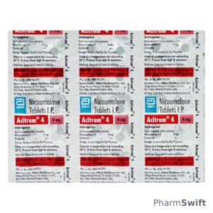 Acitrom 4mg Tablet 30'S