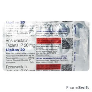 LIPITAS 20 Tablet 15's