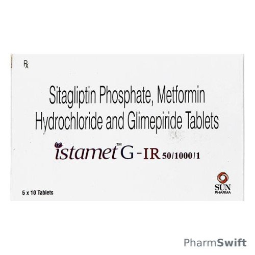 ISTAMET G IR 50/1000/1 Tablet 10's