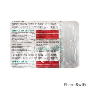 EMPHA SM 25/1000 Tablet 10's