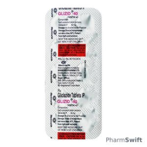 Glizid 40mg Tablet 10'S