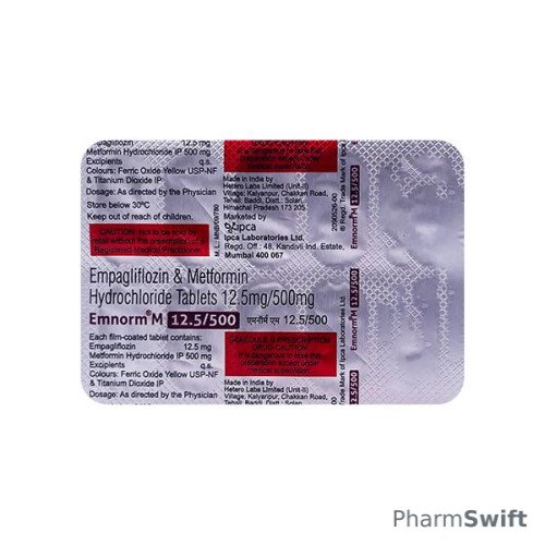 EMNORM M 12.5/500 Tablet 10's