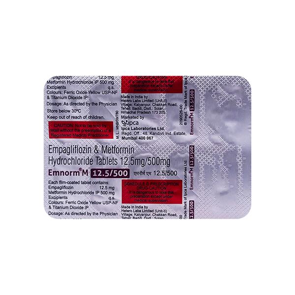 EMNORM M 12.5/500 Tablet 10's