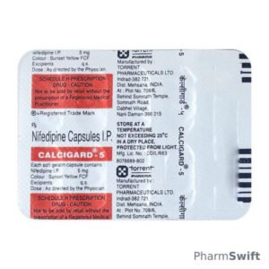Calcigard 5mg Capsule 10'S