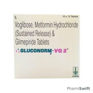 Gluconorm VG 2mg Tablet 15'S