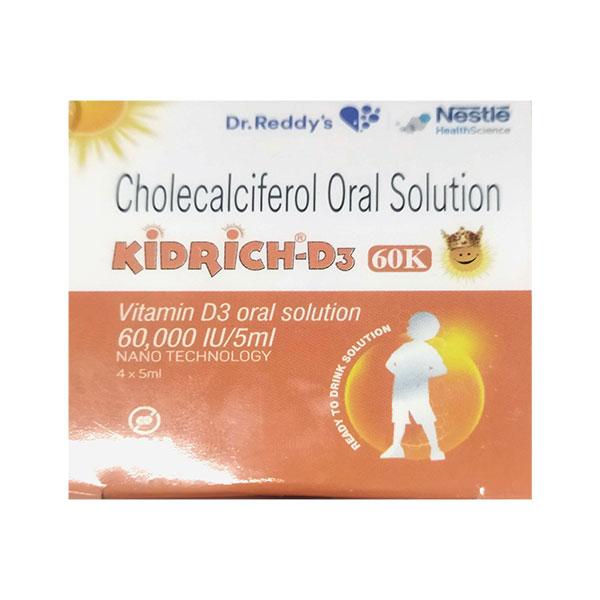 KIDRICH D3 60K Sugar Free Oral Solution 5ml
