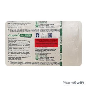 LUPISIT GM 2/1000 Tablet 10's