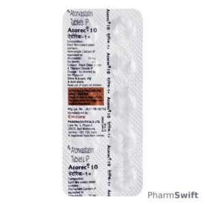 Atorec 10mg Tablet 10'S