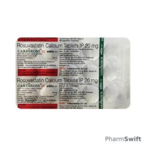 CARDIROSE 20 Tablet 15's
