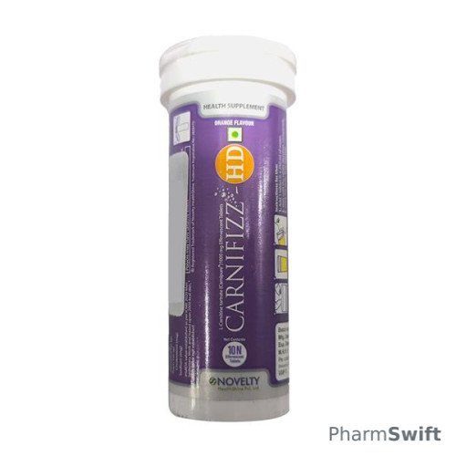 CARNIFIZZ HD ORANGE FLAVOUR Effervescent Tablet 10's