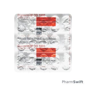 DIANORM M OD 1000 Tablet 15's