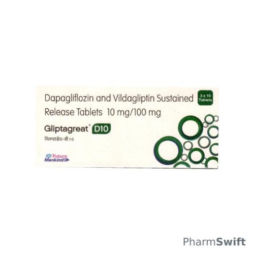 GLIPTAGREAT D 10 Tablet 10's