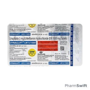 DYNAGLIPT LM 5/1000 Tablet 10's