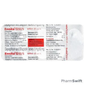 EMSITA D 50/5 Tablet 10's