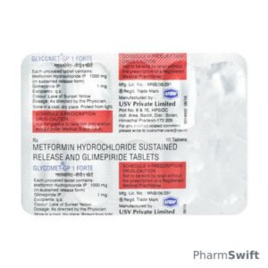 Glycomet Gp1 Forte Tablet 10'S
