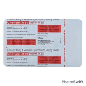GLYCINORM M 80 Tablet 15's