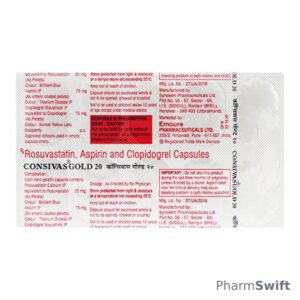 Consivas Gold 20Mg Capsule 10's