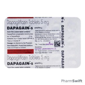DAPAGAIN 5 Tablet 15's