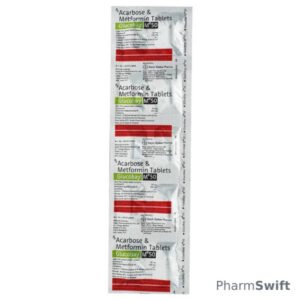 Glucobay M 50mg Tablet 10'S