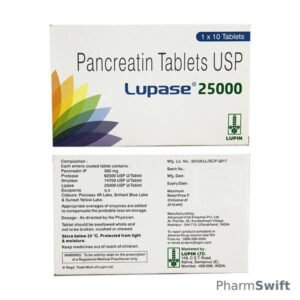 Lupase 25000 Tablet 10'S