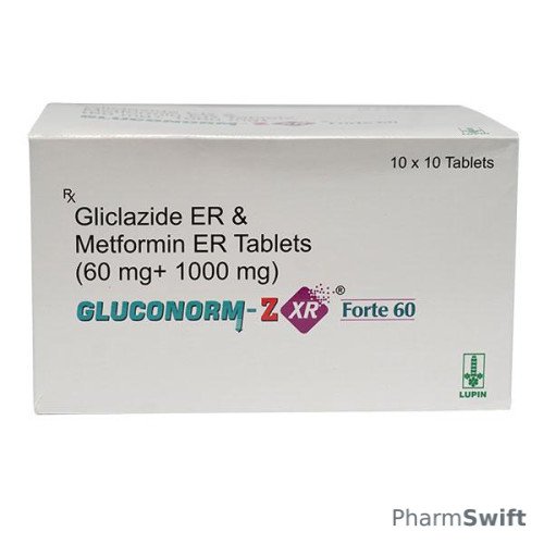 GLUCONORM Z XR FORTE 60 Tablet 10's