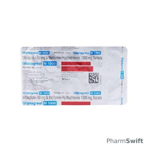 GLIPTAGREAT M 1000mg Tablet 10's