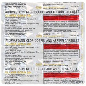 Clavix Gold 20mg Capsule 15'S