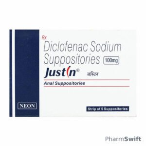 Justin 100mg Suppository 5'S
