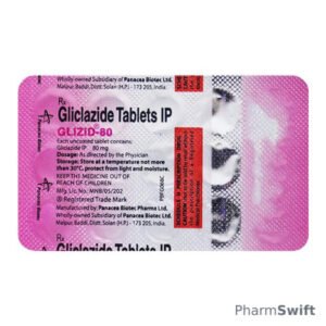 Glizid 80mg Tablet 15'S