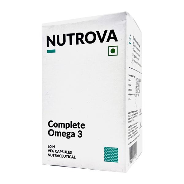NUTROVA COMPLETE OMEGA 3 GELATIN FREE VEG Capsule 60's