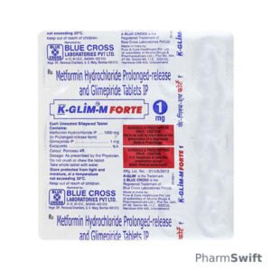 K Glim M Forte 1mg Tablet 15'S