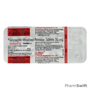 Glizihenz 30mg Tablet 10'S