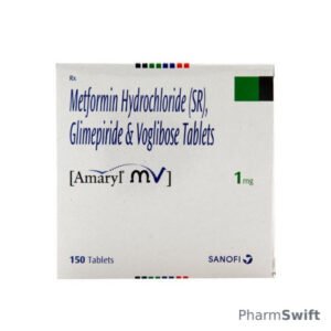 Amaryl MV 1mg Tablet 15'S